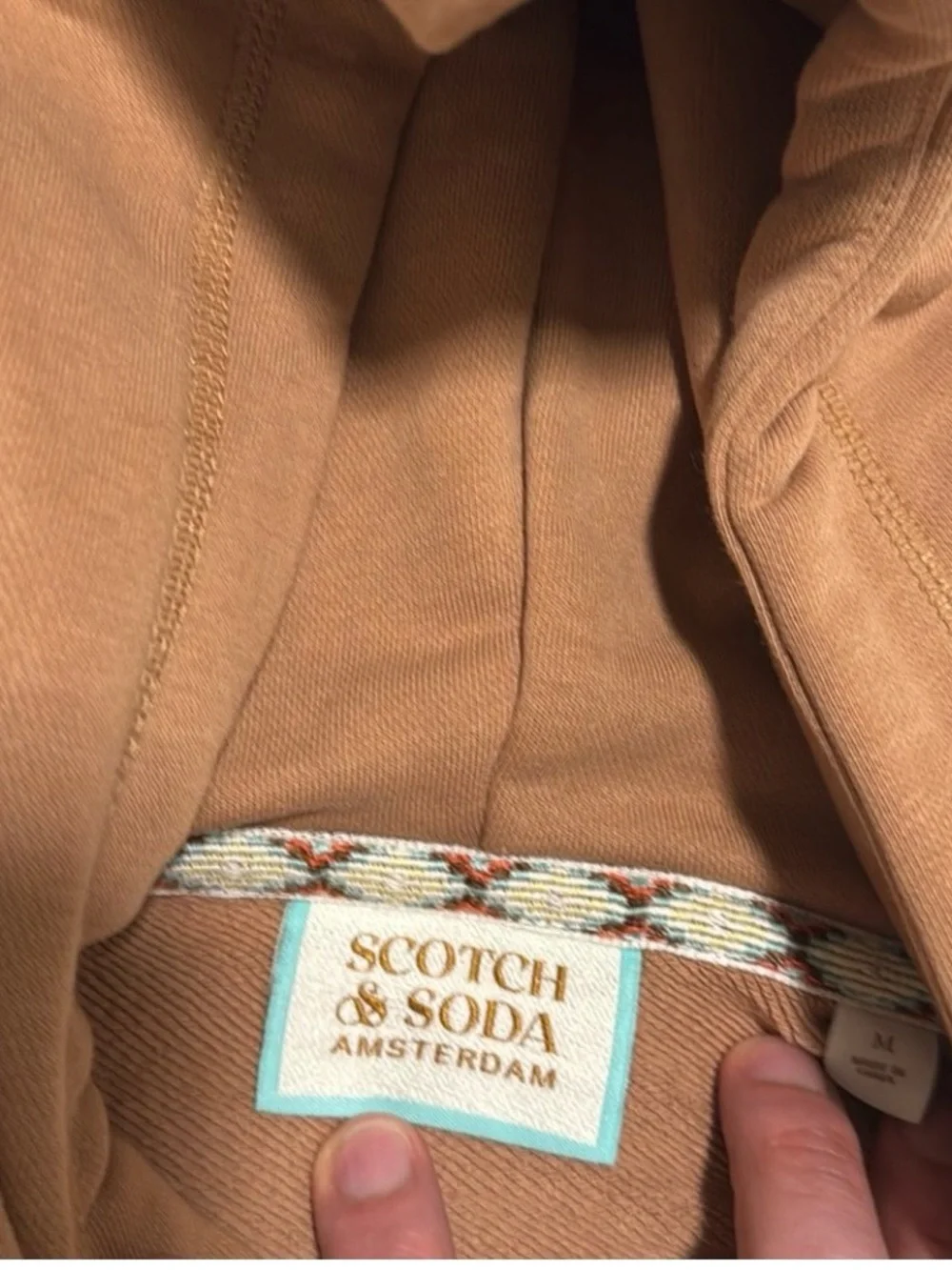 Scotch & Soda Brown 'Music Love' Graphic Hoodie